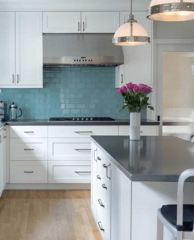 Grey kitchen countertops