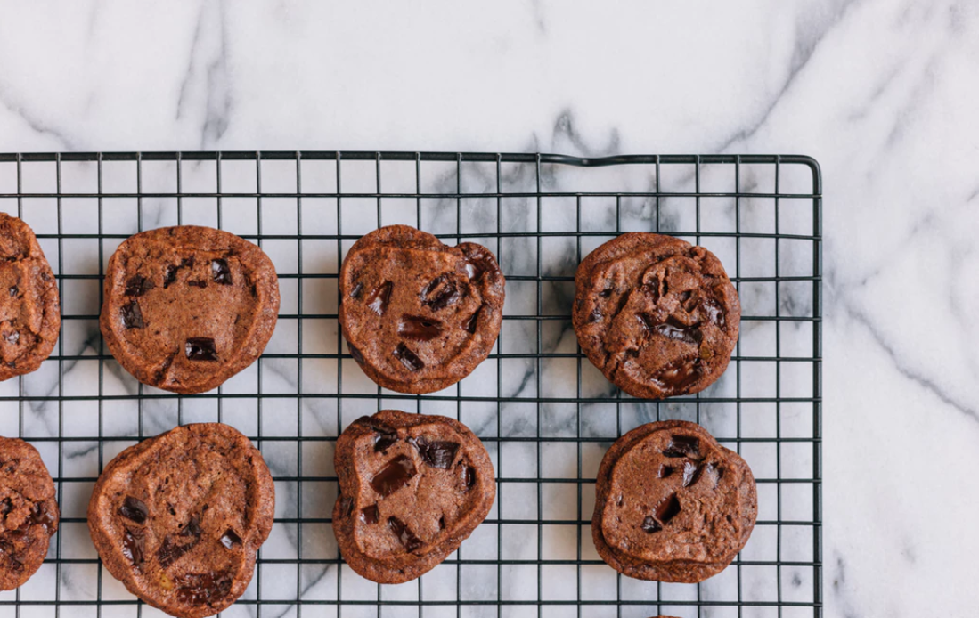 cookies on a marble counter