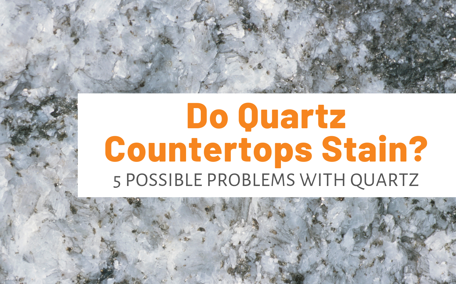 Does White Quartz Stain / White Quartz Countertops - Do they stain