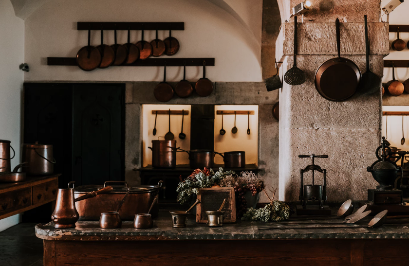 Commercial kitchen interior